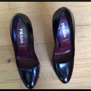 COPY - Prada Black Leather Pumps